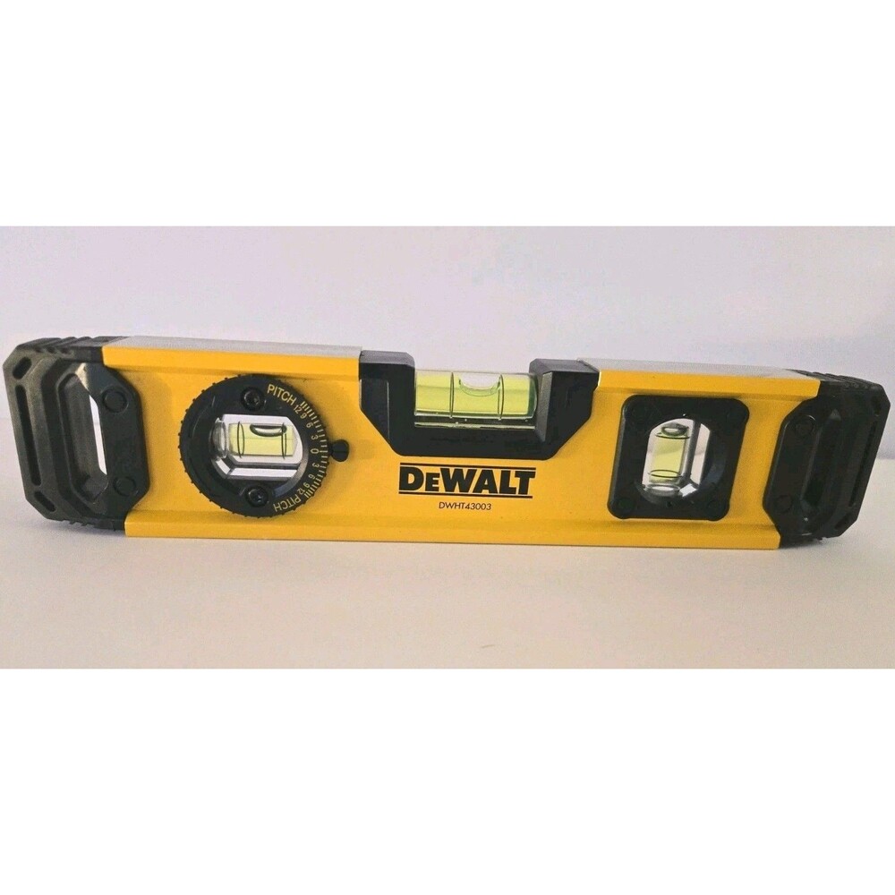DeWALT DWHT43003 Magnetic Aluminum Torpedo Level 9"(225mm) Tracking